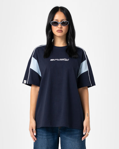 Fine Line Contrast L/S Tee