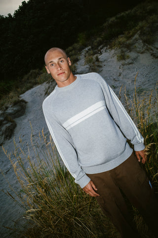 White Lines 2.0 Knitted Crew