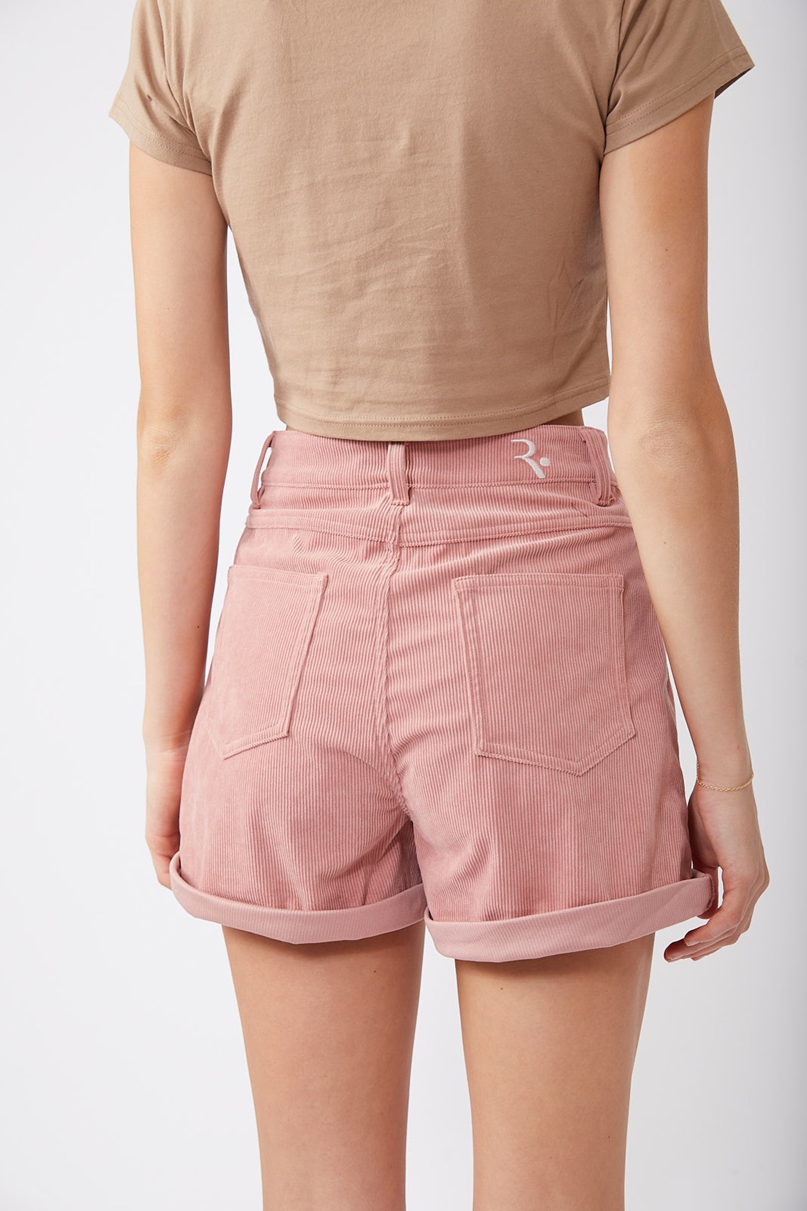 Izzy Denim Shorts In Pink
