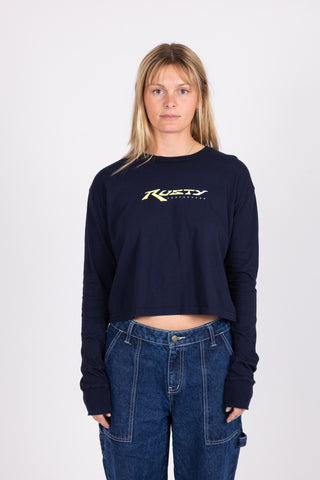 Rail Crop Ls Tee