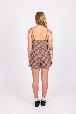 Mini Plaid Romper