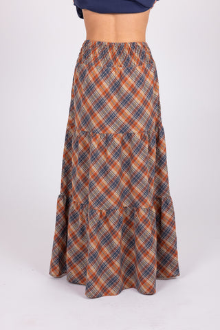 Plaid Maxi Skirt