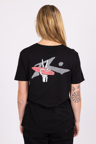 Skull Surf Boyfriend Tee