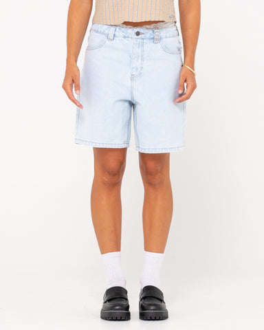 High Volume 18 Inch Denim Jort