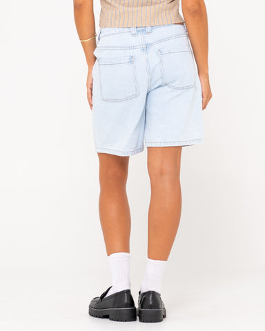 High Volume 18 Inch Denim Jort