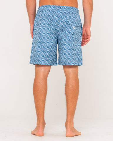 All Over Elastic Waist Boardshort
