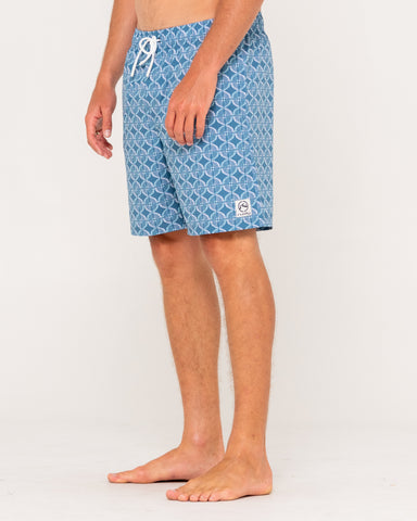 All Over Elastic Waist Boardshort