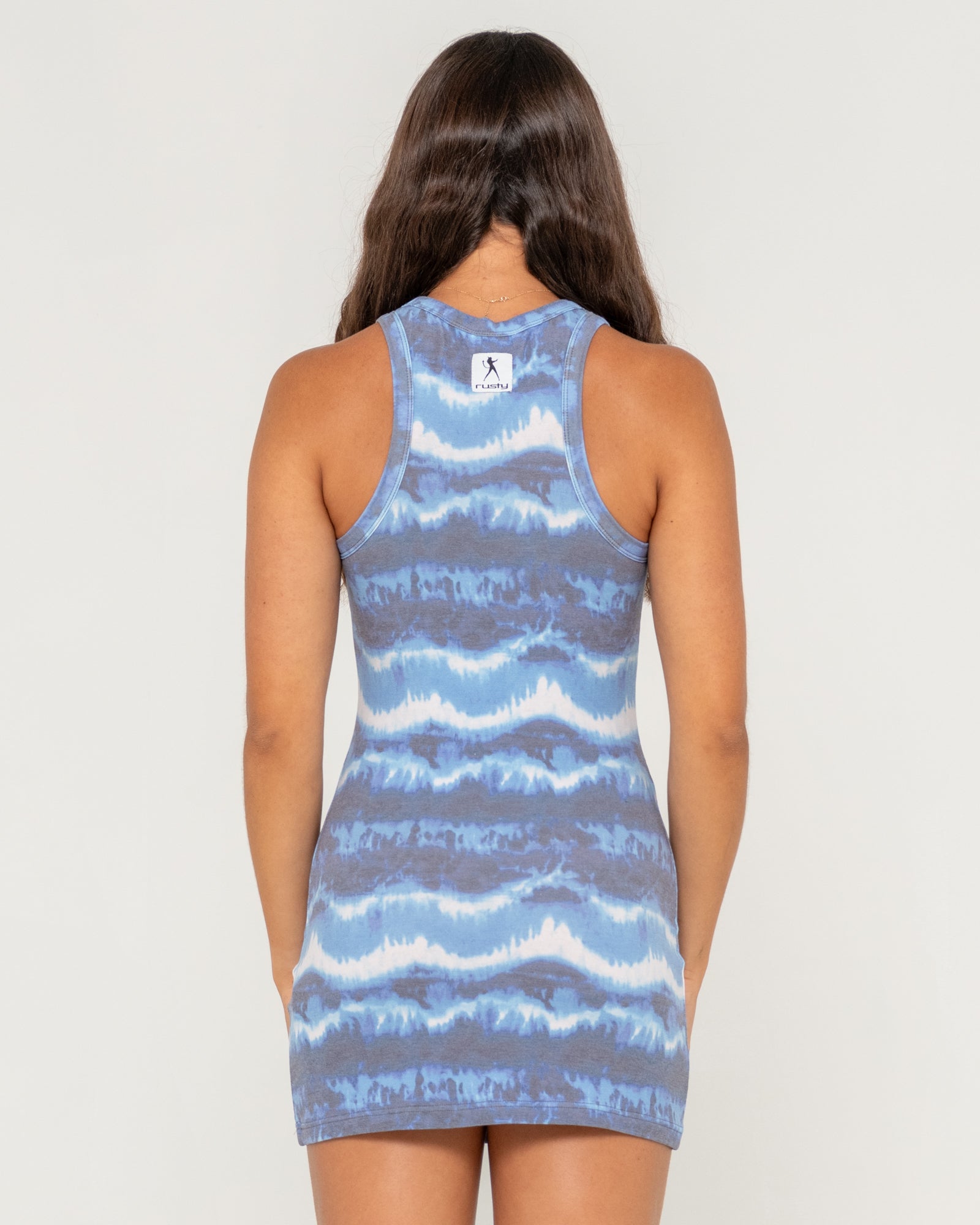 strapless open back dress GEMMA RACER MINI DRESS main image 1