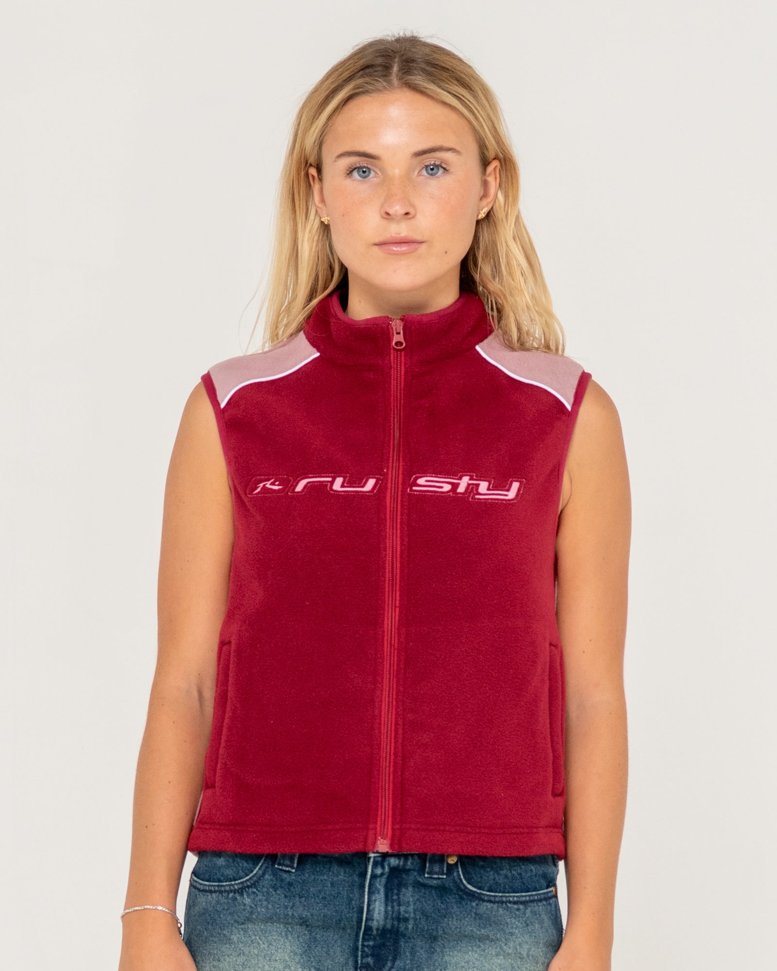 Mr Cool Polar Fleece Vest | Rusty USA