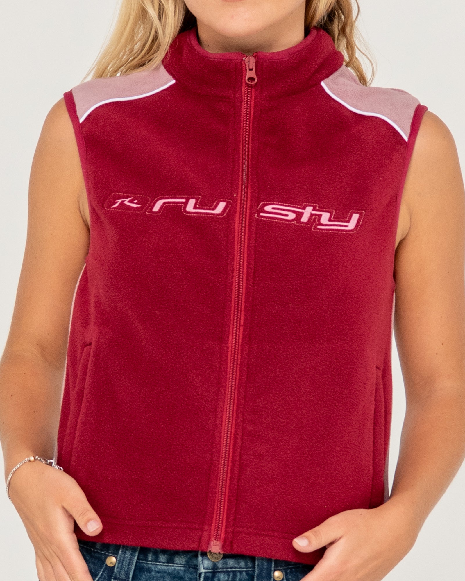 Mr Cool Polar Fleece Vest | Rusty USA