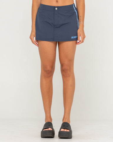 Lombardi Nylon Mini Skirt