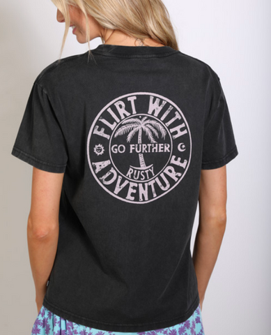 Flirts Relaxed Fit Crop Tee