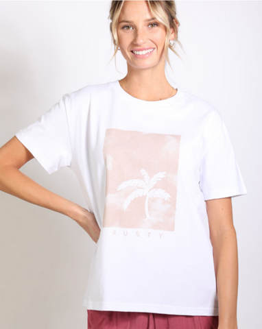 Sunset Palm Relaxed Fit Tee