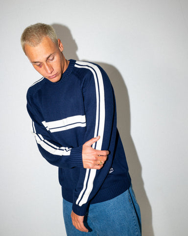 White Lines 2.0 Knitted Crew