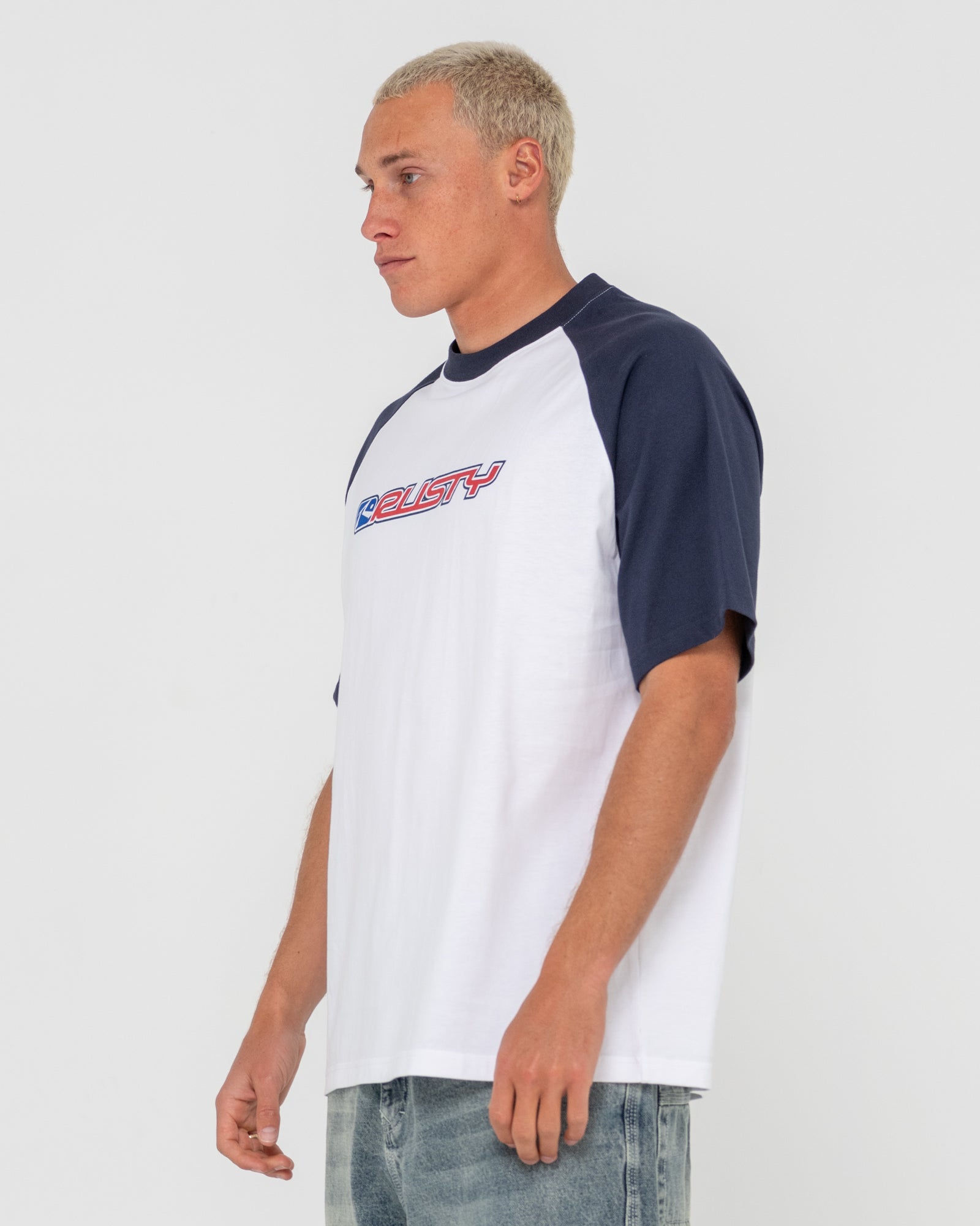 Swaglan Raglan Short Sleeve Tee | Rusty USA
