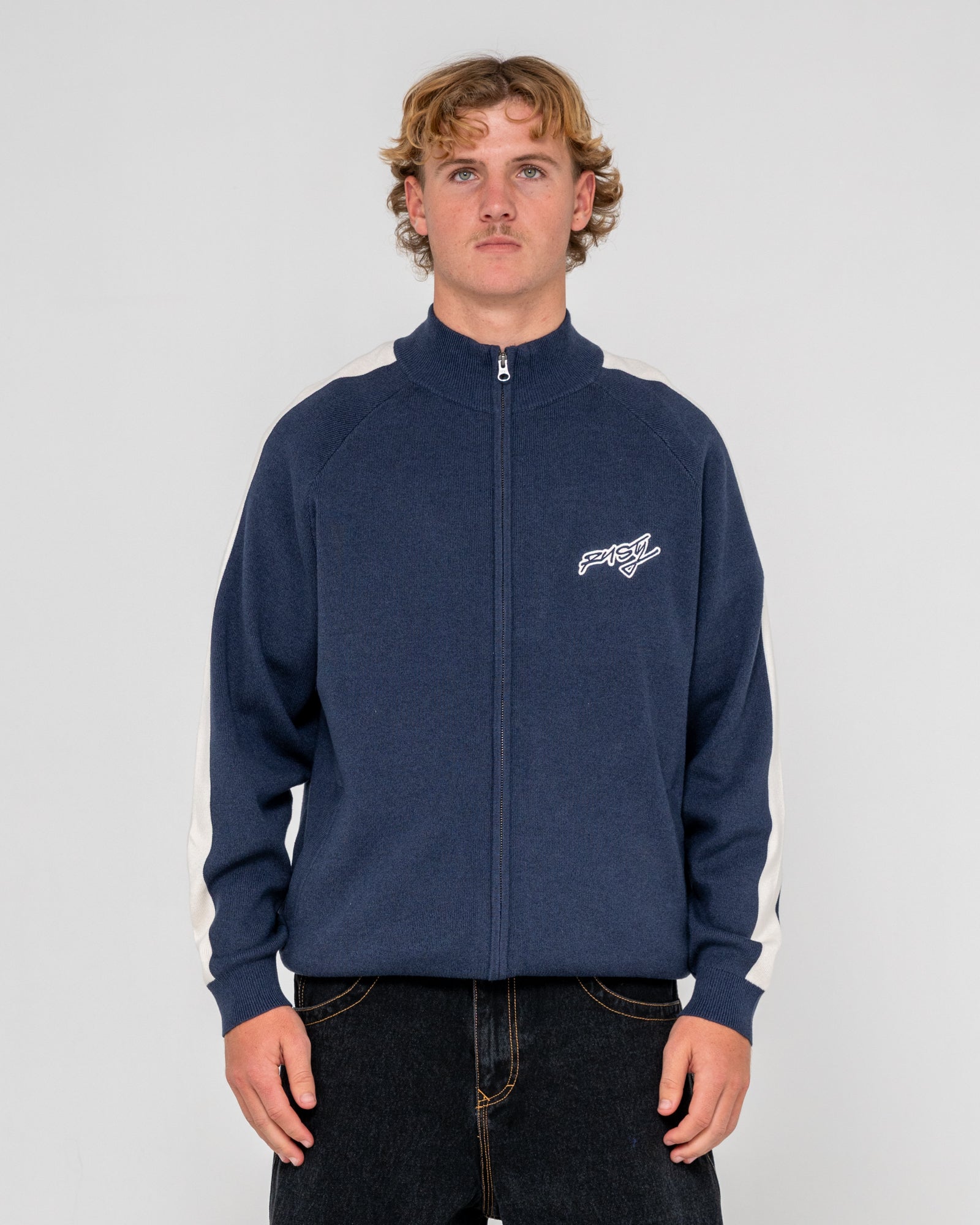 2K Zip Thru Sweater | Rusty USA