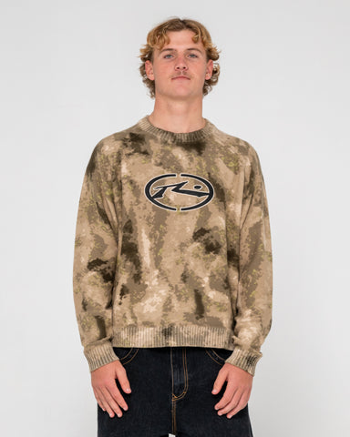 Camo Ice Printed Crew