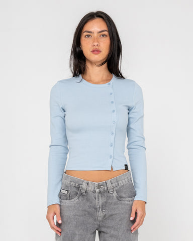 Button Up Long Sleeve Top