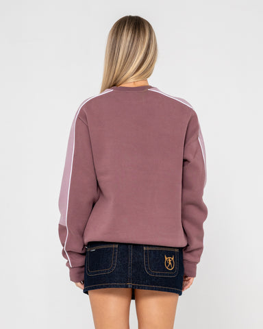 Two Timer Panelled Crew Fleece