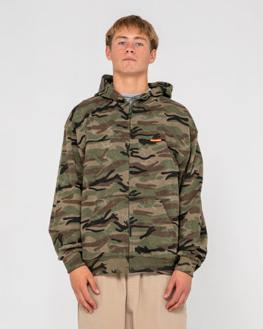 Rambo Zip Thru Hooded Fleece