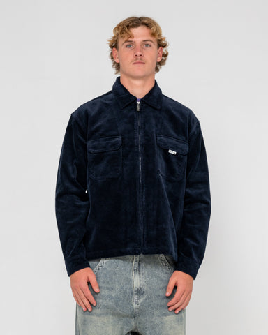 Zeal Cord Zip Thru Over Shirt