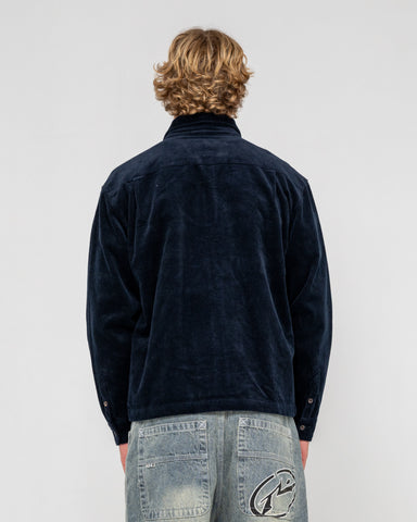 Zeal Cord Zip Thru Over Shirt