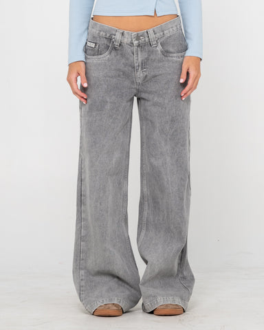 Wendy Wide Low Rise Denim Jean