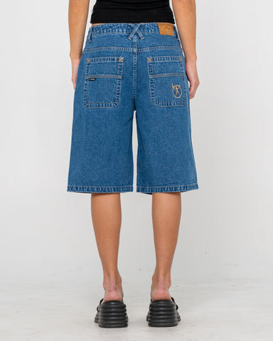 Bethany Baggy Low Rise Denim Jort
