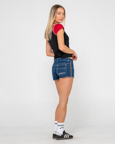 Flip Mommy Low Rise Micro Mini Short