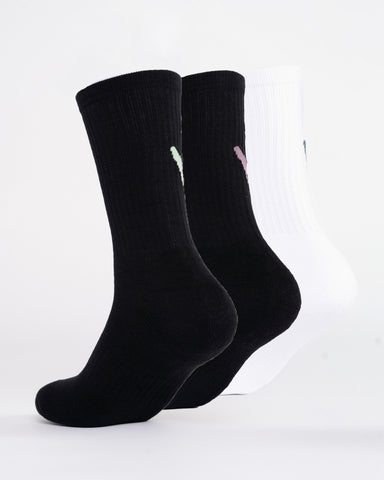 All Out Mid Calf 3-Sock Pack