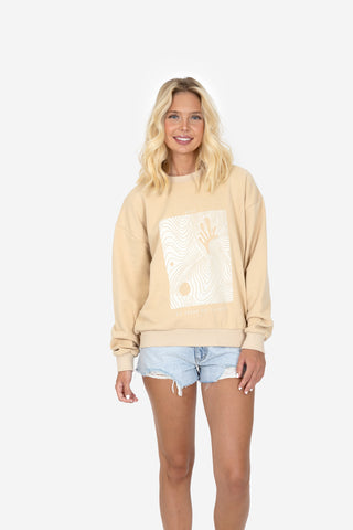 La Muse Oversize Crew Fleece