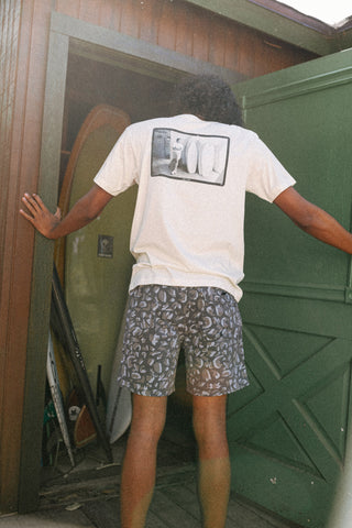 1980S Rusty Photo Short Sleeve Tee - Vintage White