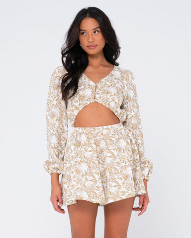 Salvador Long Sleeve Playsuit