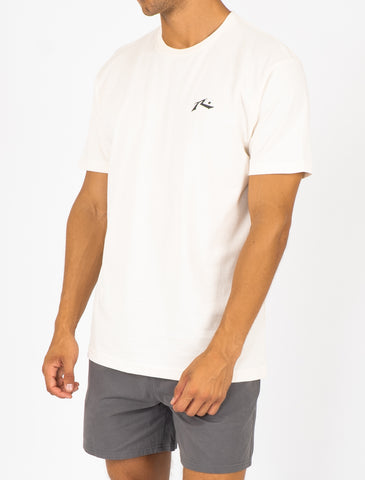 1980S Rusty Photo Short Sleeve Tee - Vintage White