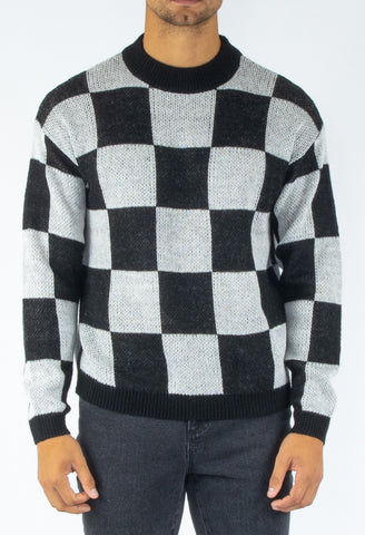 Cosmic Unisex Crew Sweater Black/White