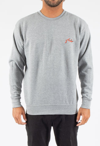 Road House Crew Neck Fleece - Carbon Grey