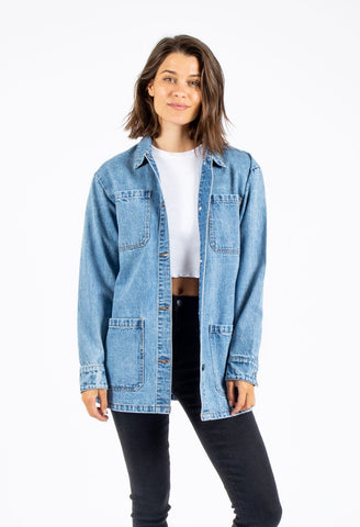 River Chore Jacket - Blue Denim