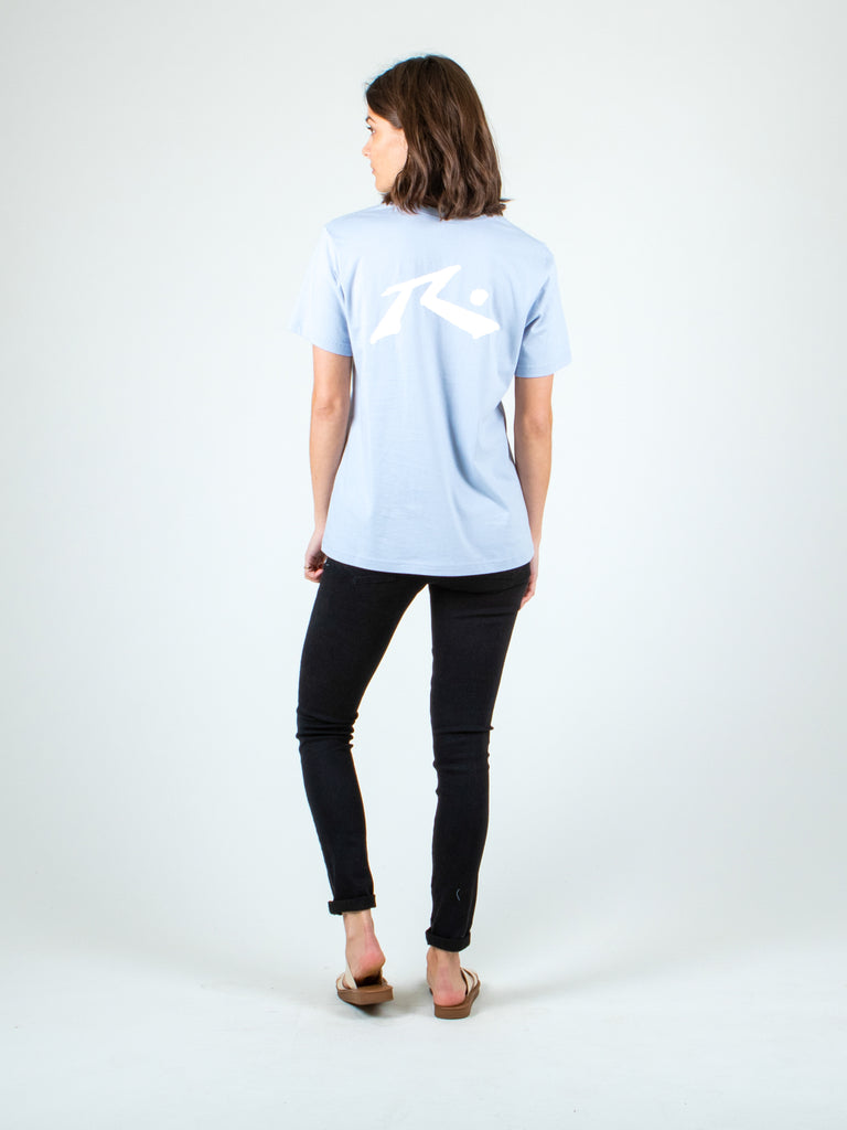 RIVAL SHORT SLEEVE TEE - BLUE FOG | Rusty USA