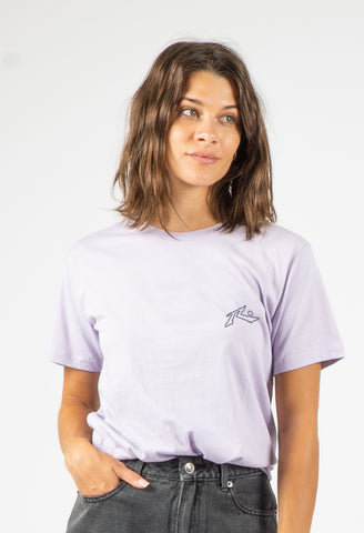 WAY OUT SHORT SLEEVE TEE ORCHID