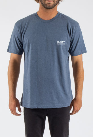 Palomar Short Sleeve Tee - Shale Blue Heather