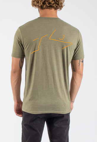 Vance Short Sleeve Tee - Olive You Green