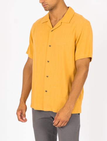 Rehash Short Sleeve Shirt - Mustard