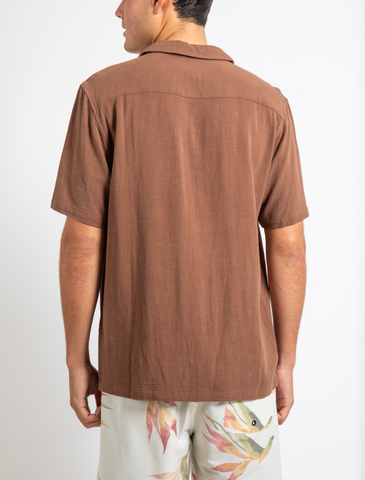 Rehash Short Sleeve Shirt - Brown